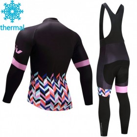 Completo Maglia ML + Pantaloncino con bretelle ML 2017 CCC Liv Donna Winter Invernale N006